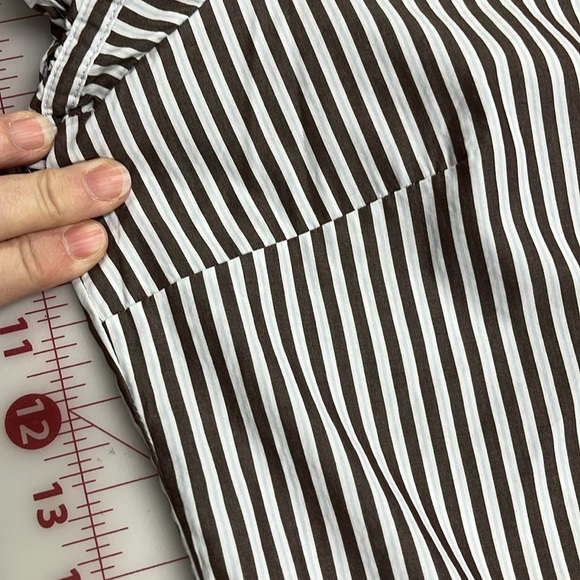 GAP Black and White Striped Blouse - Picture 3 of 16